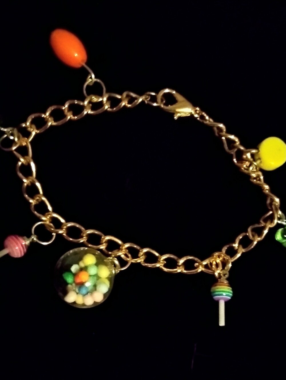 Desings By Lou " Candy Shop" Charm Bracelet